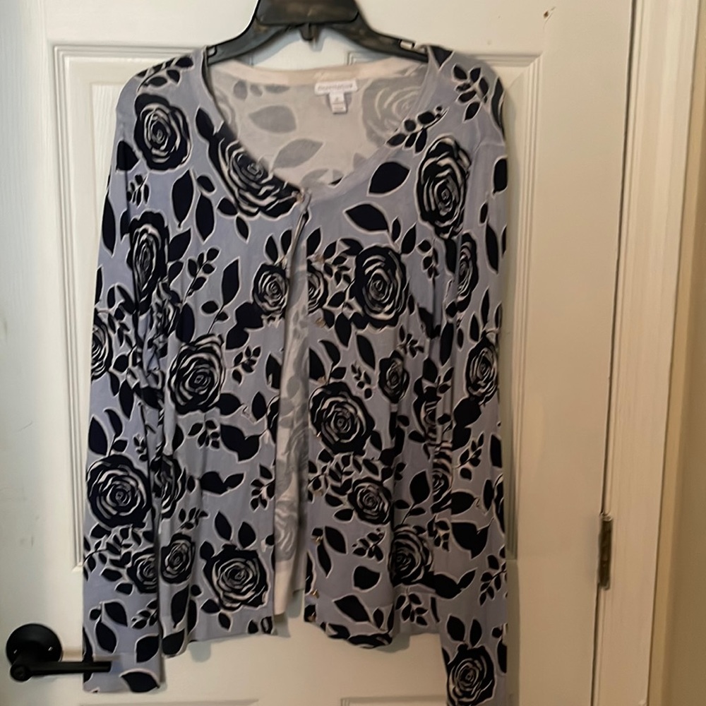 Floral cardigan